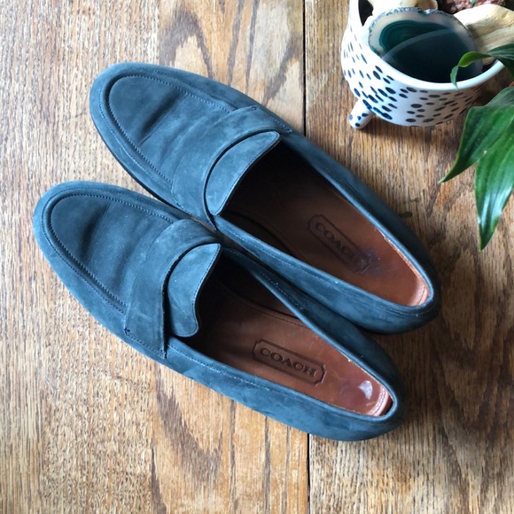 Coach Suede Loafers - Picture 1 of 4